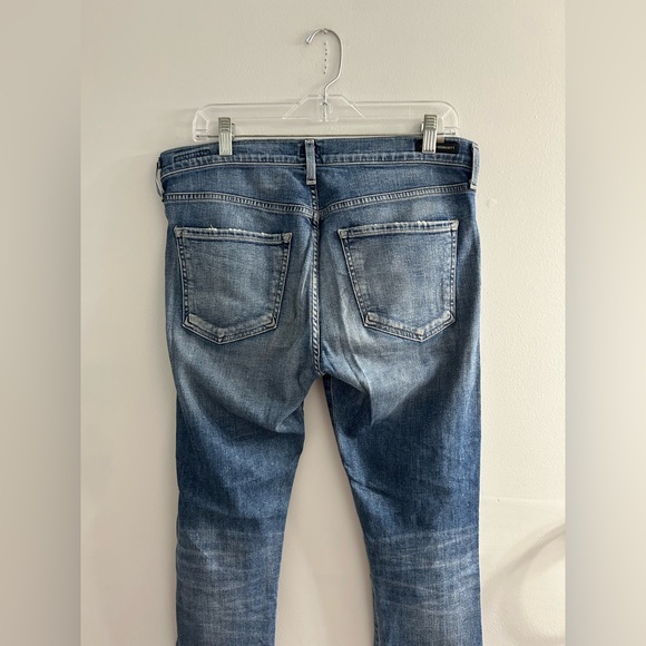 Citizens of Humanity Jazmin High-Rise Ankle Cuffed Slim Straight Jeans - Picture 11 of 13